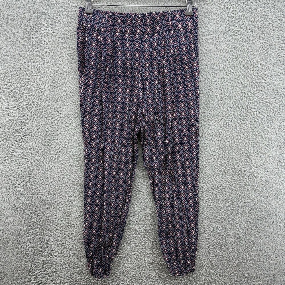 Hollister Pants Womens Medium Geometric‎ Joggers Pull On Causal Pockets Lounge